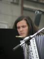 druhá z členek akordeonového souboru - Adéla Vošahlíková