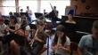 orchestr školy ve zprávách televize Barrandov