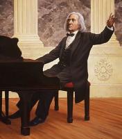 Ferenc Liszt u klavíru