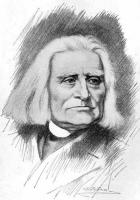 Ferenc Liszt - kresba