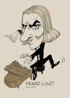 karikatura Ference Liszta